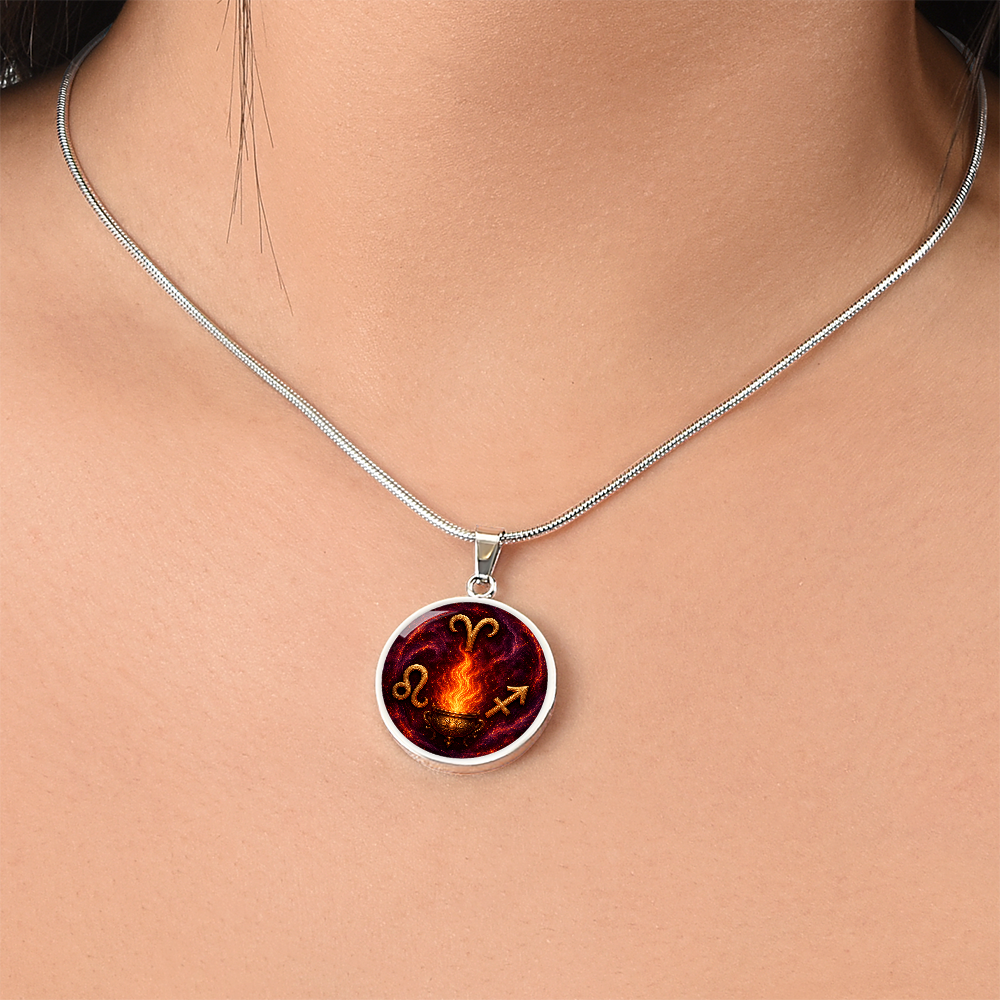 Fire Signs Zodiac Necklace | Give Your Fire Direction