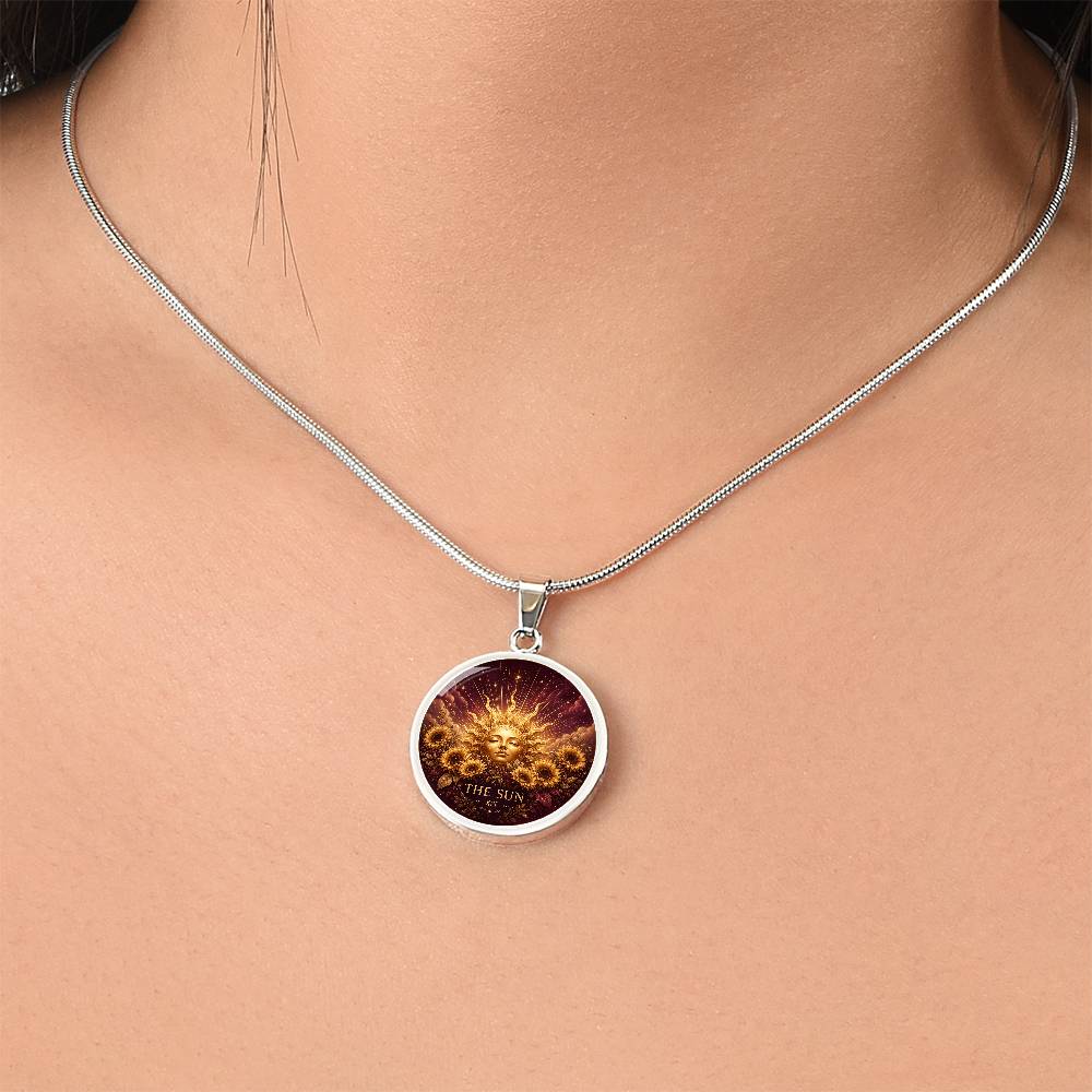 The Sun Tarot Necklace | Joy and Clarity Pendant