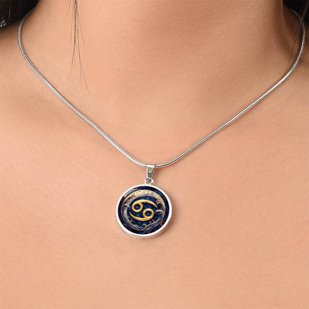 Cancer Zodiac Sign Necklace | Feel Deeply, Stand Firm