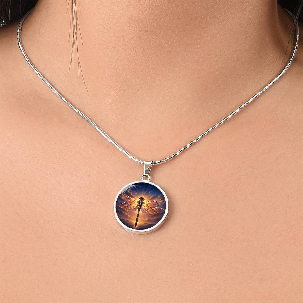 Gold Dragonfly Necklace | Carry the Light Forward
