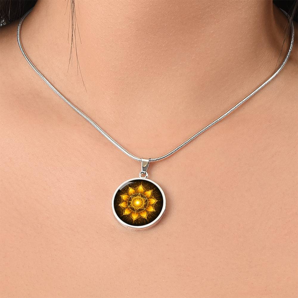 Solar Plexus Chakra Necklace | Confidence Pendant
