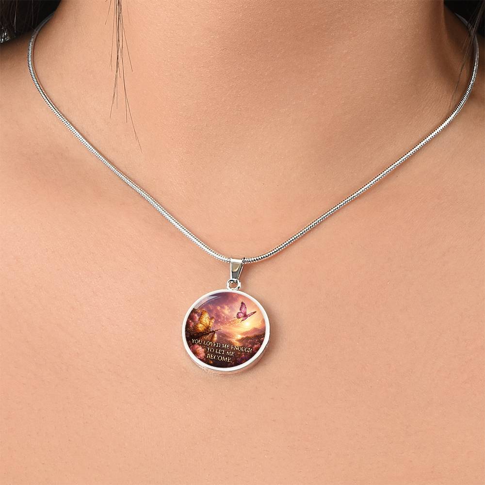 Butterfly Necklace for Daughter | You Let Me Become