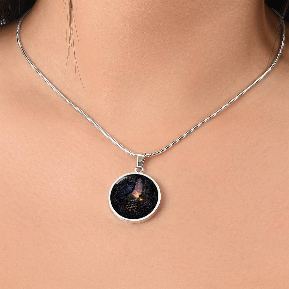 Gothic Raven Necklace | My Eyes Adjusted to the Dark