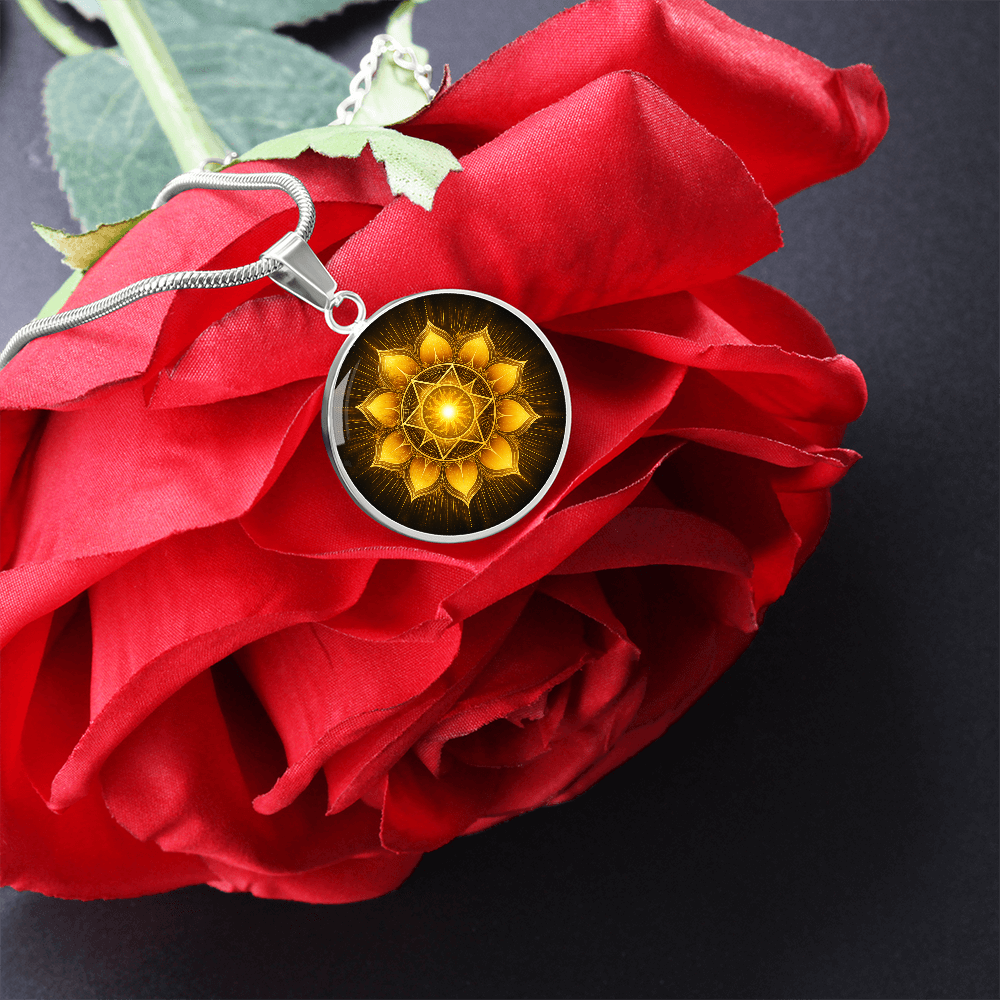 Solar Plexus Chakra Necklace | Confidence Pendant