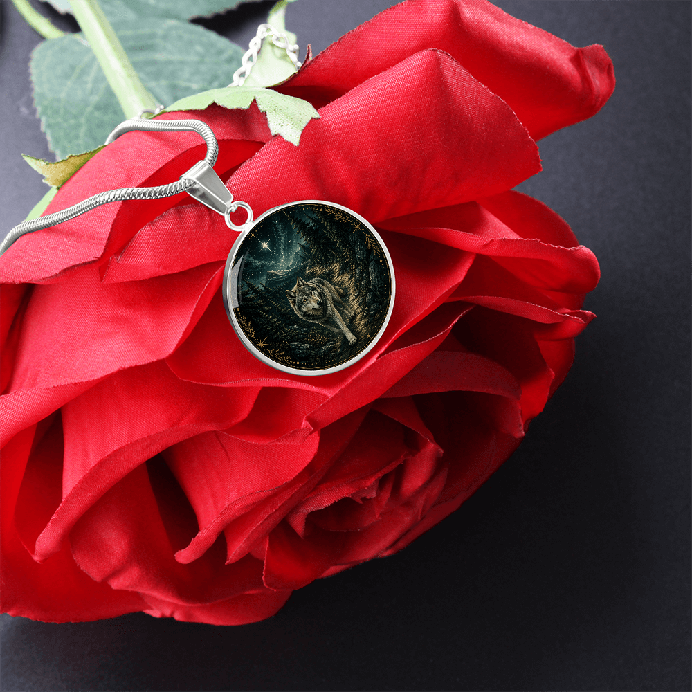 Wolf Necklace | Trust the Trail You Earned