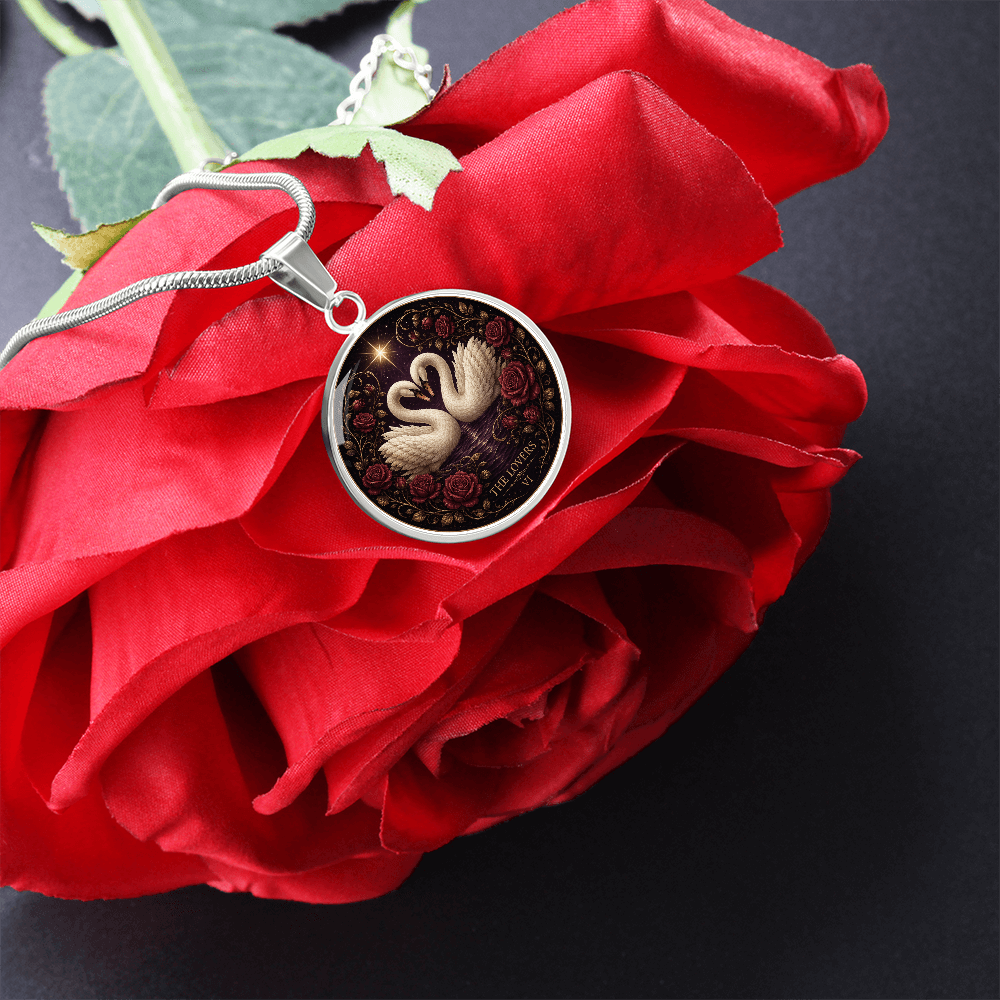 The Lovers Tarot Necklace | Connection and Choice Pendant