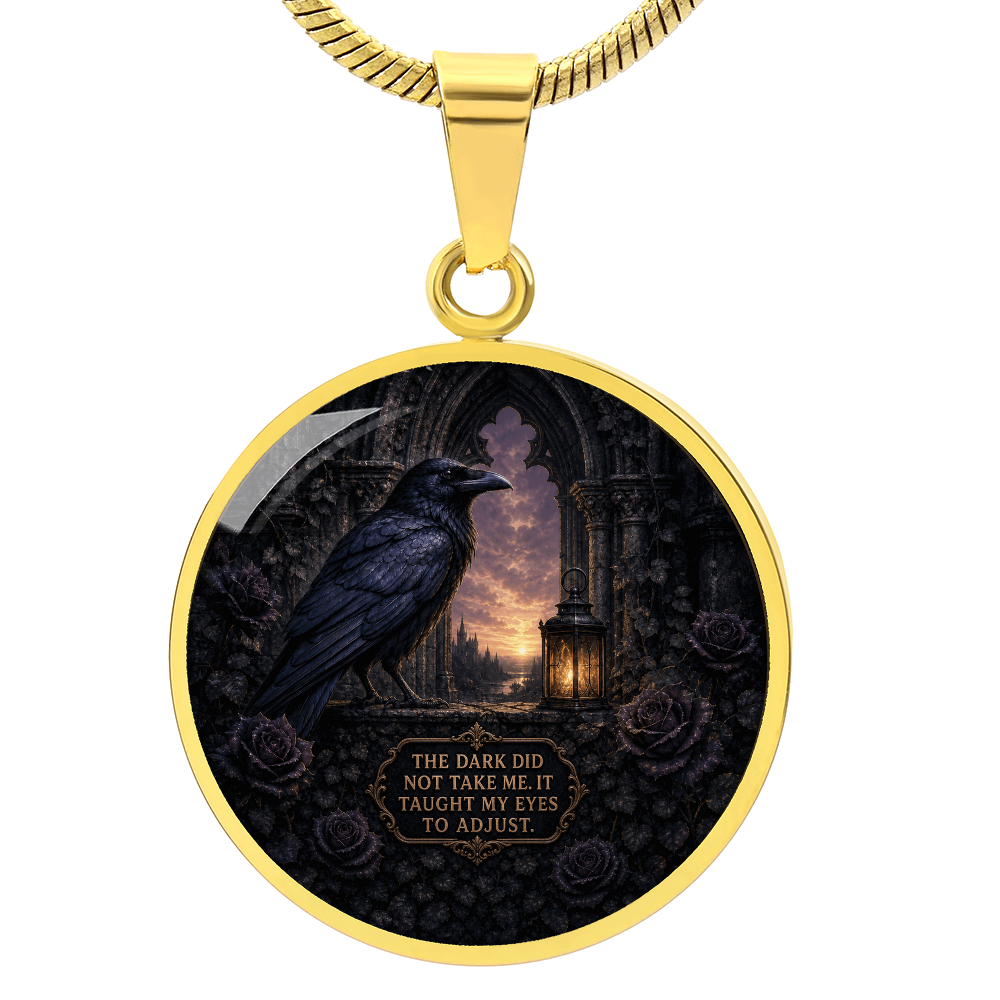 Gothic Raven Necklace | My Eyes Adjusted to the Dark