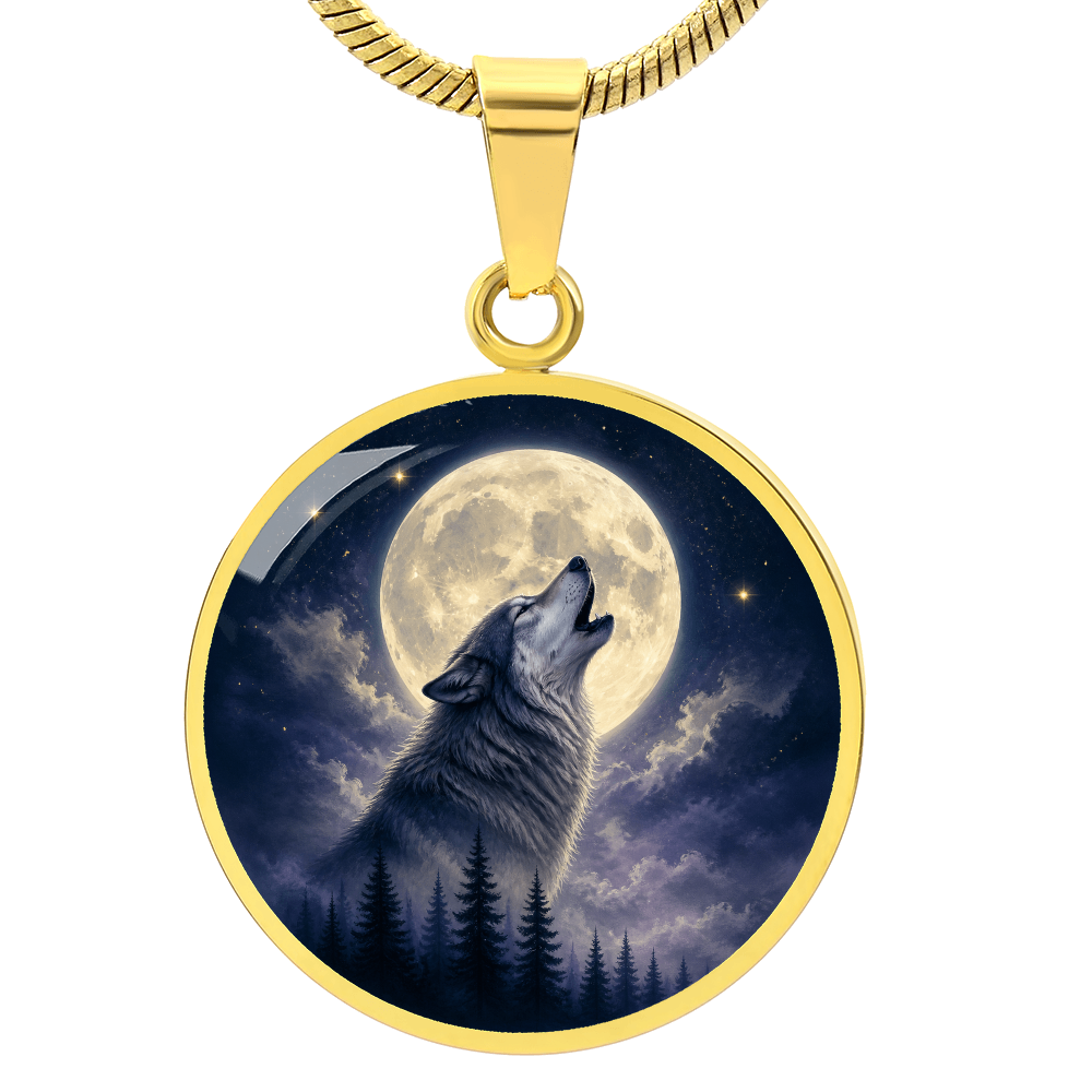 Wolf Moon Necklace | You Do Not Have to Shrink
