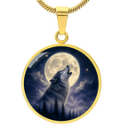 Wolf Moon Necklace | You Do Not Have to Shrink