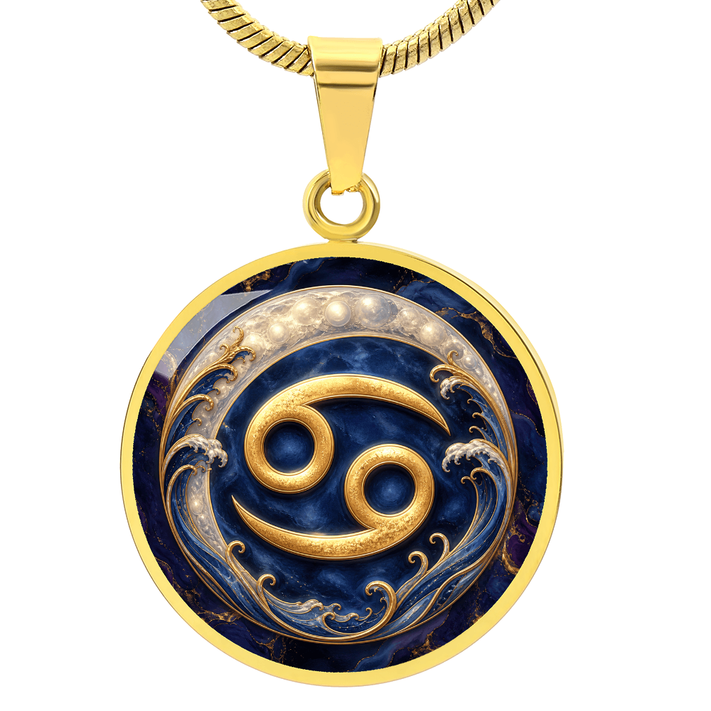Cancer Zodiac Sign Necklace | Feel Deeply, Stand Firm