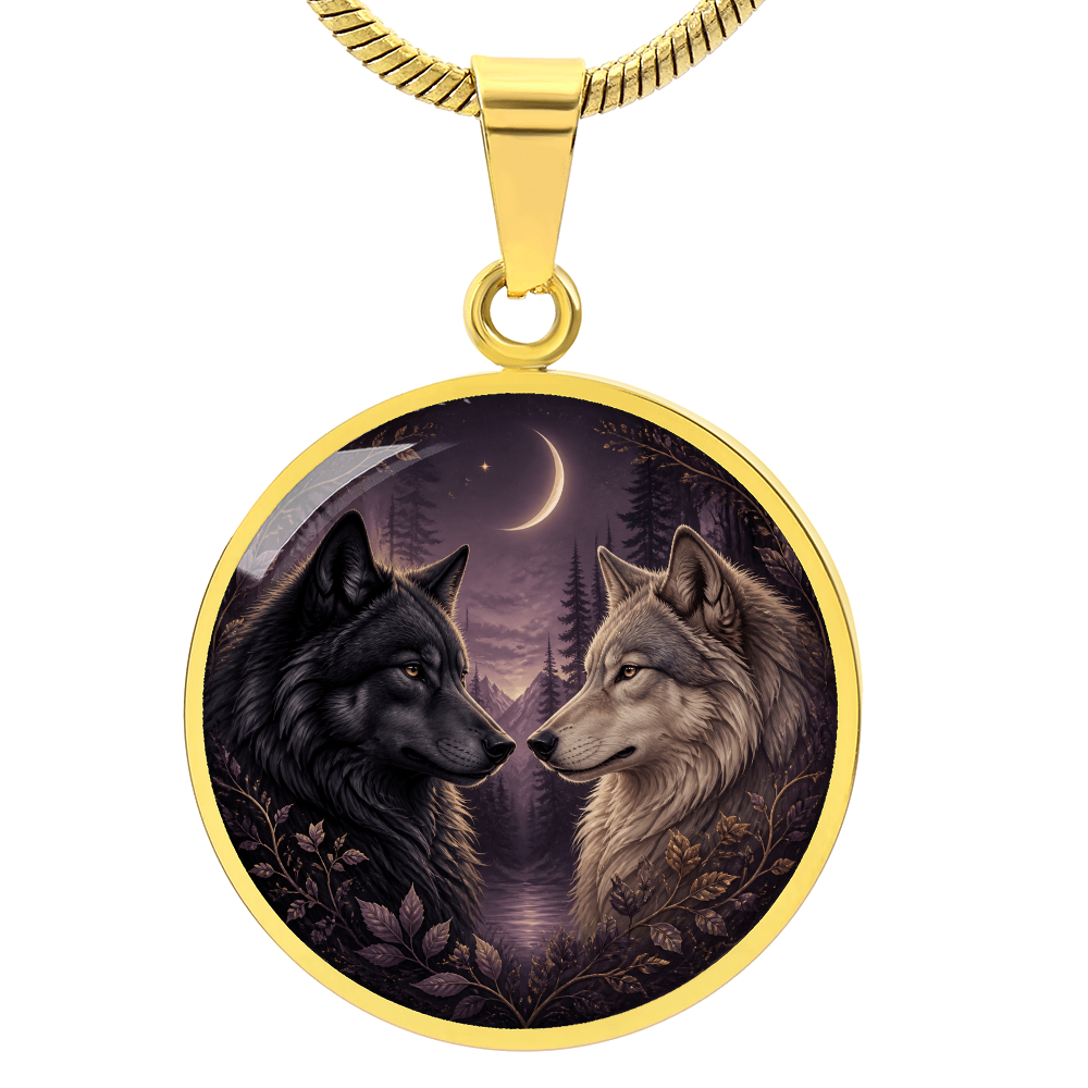 Wolf Pair Necklace | Loyalty Without Losing Yourself