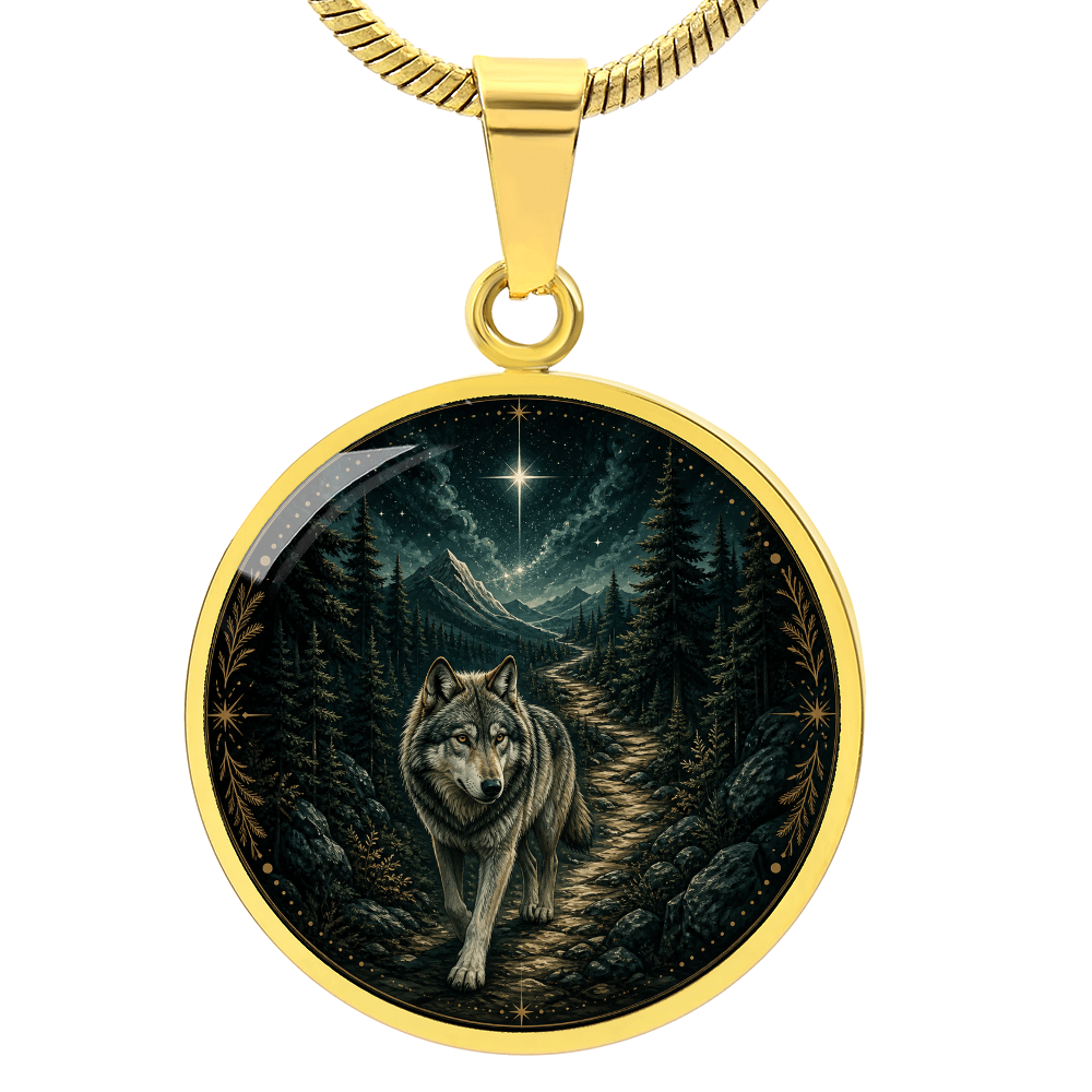 Wolf Necklace | Trust the Trail You Earned