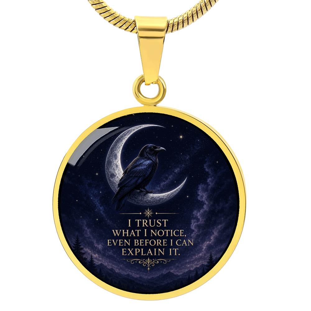 Raven Moon Necklace | Trust What You Notice