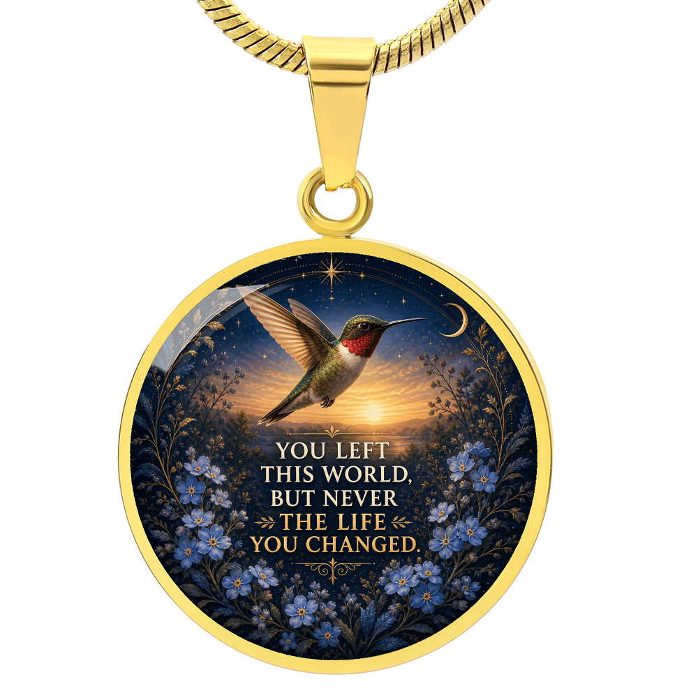 Hummingbird Memorial Necklace | The Life You Changed