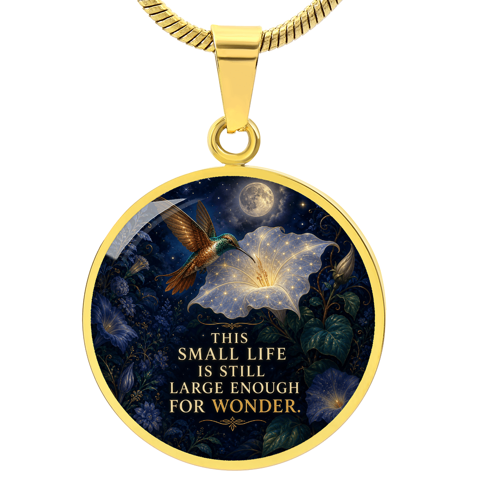 Hummingbird Necklace | A Life Large Enough for Wonder