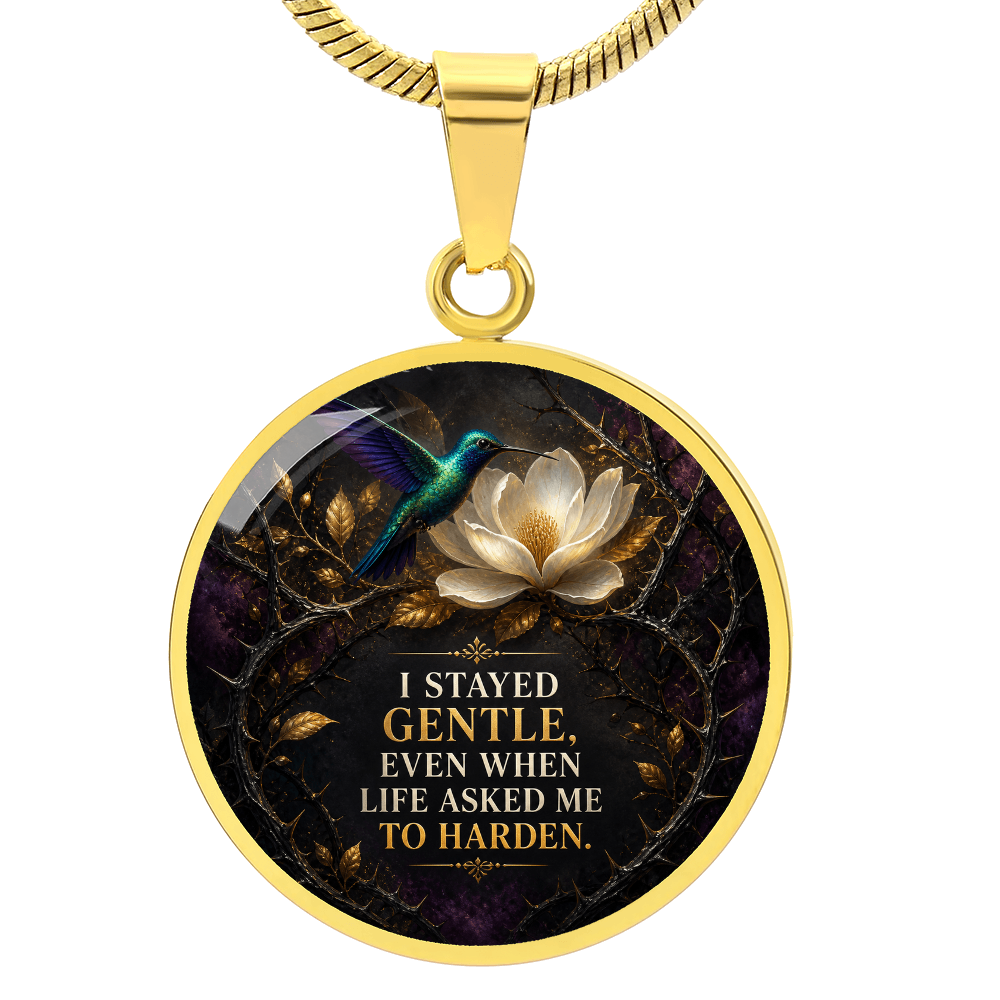 Hummingbird Necklace | I Stayed Gentle