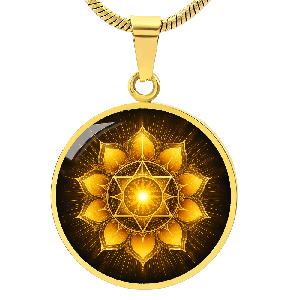 Solar Plexus Chakra Necklace | Confidence Pendant