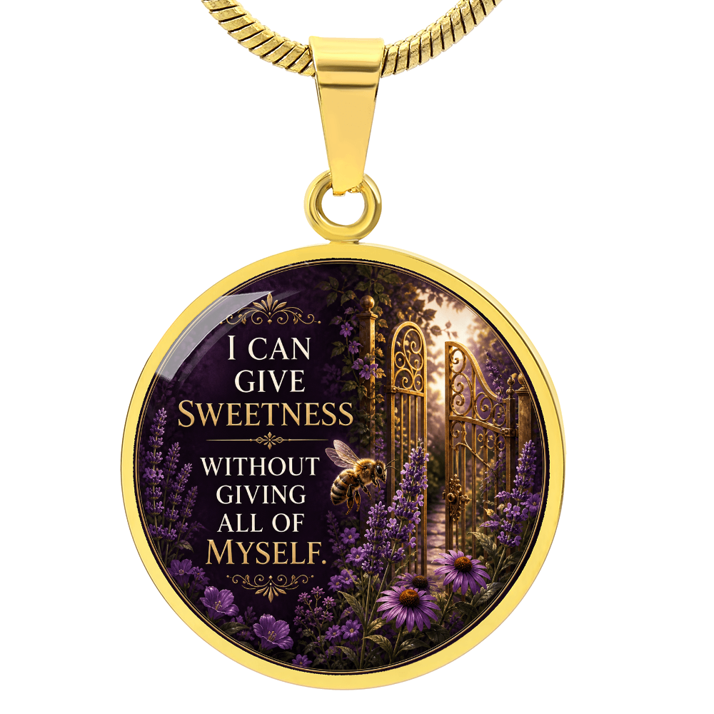 Bee and Wildflower Necklace | Sweetness With Boundaries