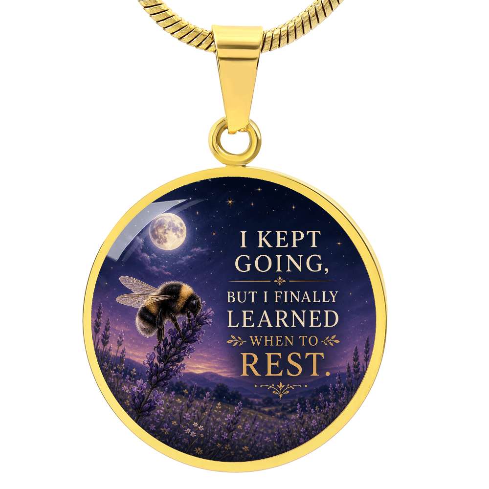 Bumble Bee Necklace | I Learned When to Rest