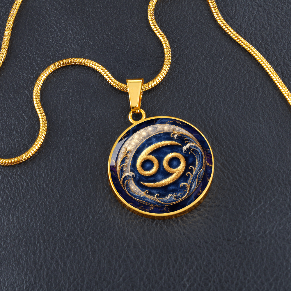 Cancer Zodiac Sign Necklace | Feel Deeply, Stand Firm