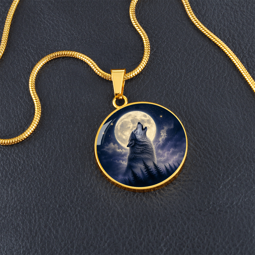 Wolf Moon Necklace | You Do Not Have to Shrink