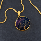 Wolf Necklace | Even When Lost, My Instinct Leads Me Home
