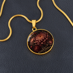 November Birth Flower Necklace | Chrysanthemum Pendant