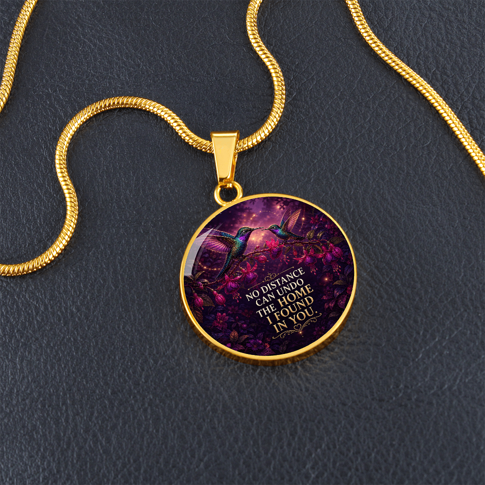 Mother Daughter Hummingbird Necklace | No Distance