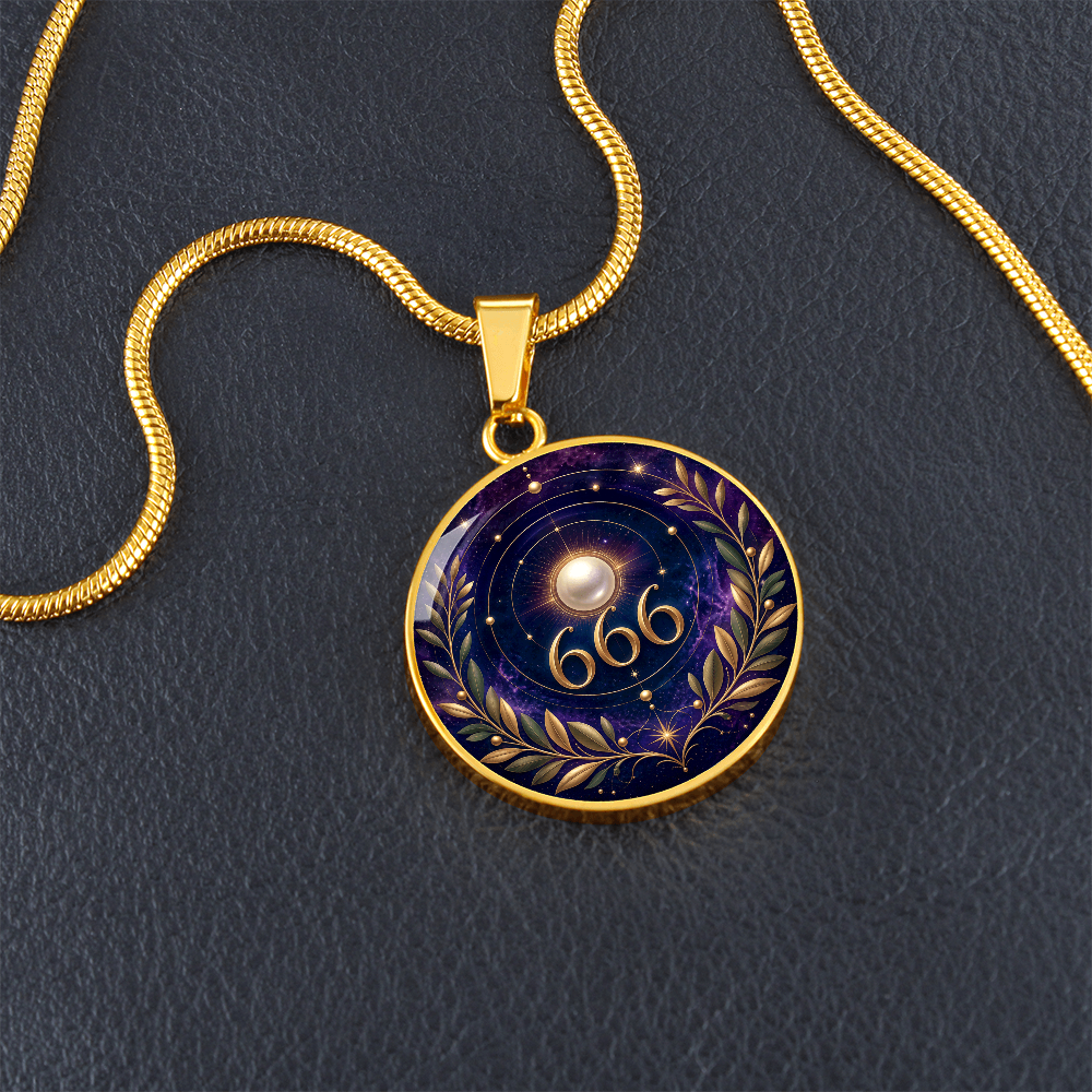 666 Angel Number Necklace | Return to Center