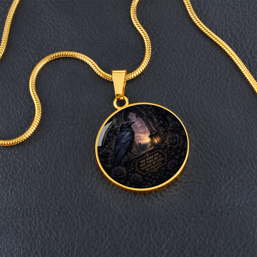 Gothic Raven Necklace | My Eyes Adjusted to the Dark