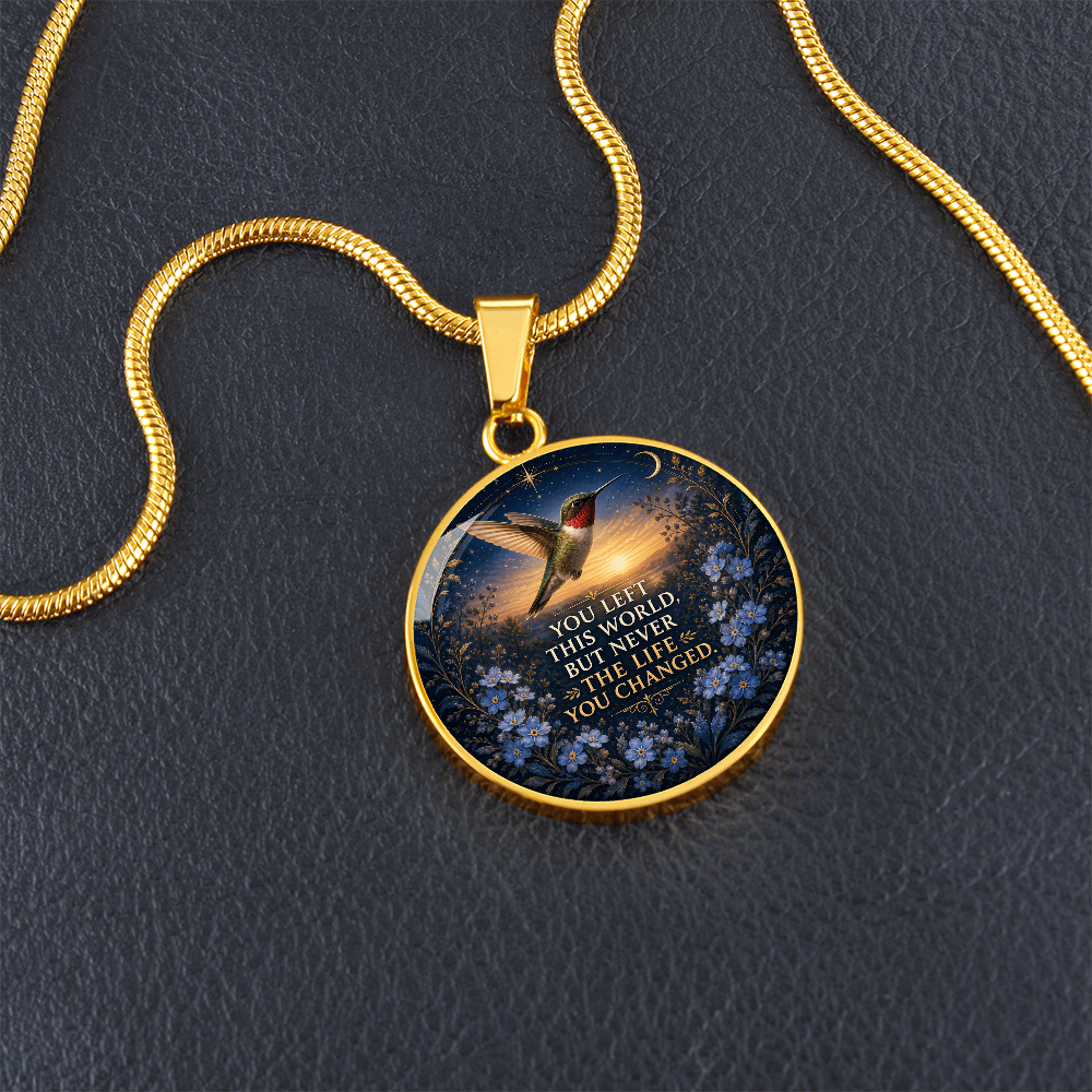 Hummingbird Memorial Necklace | The Life You Changed