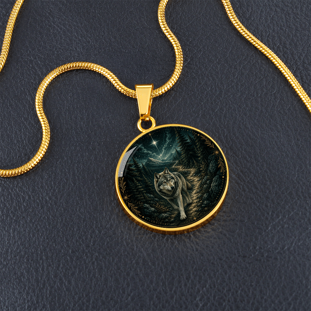 Wolf Necklace | Trust the Trail You Earned