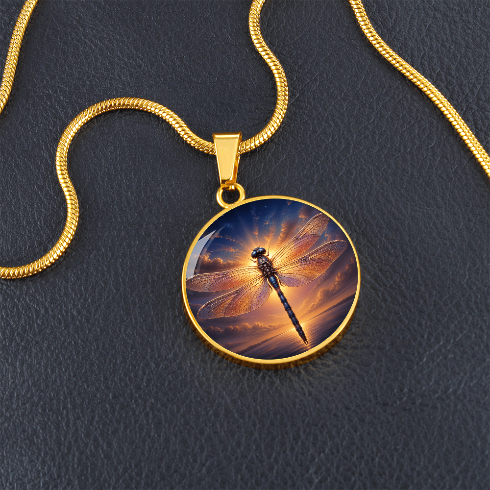 Gold Dragonfly Necklace | Carry the Light Forward