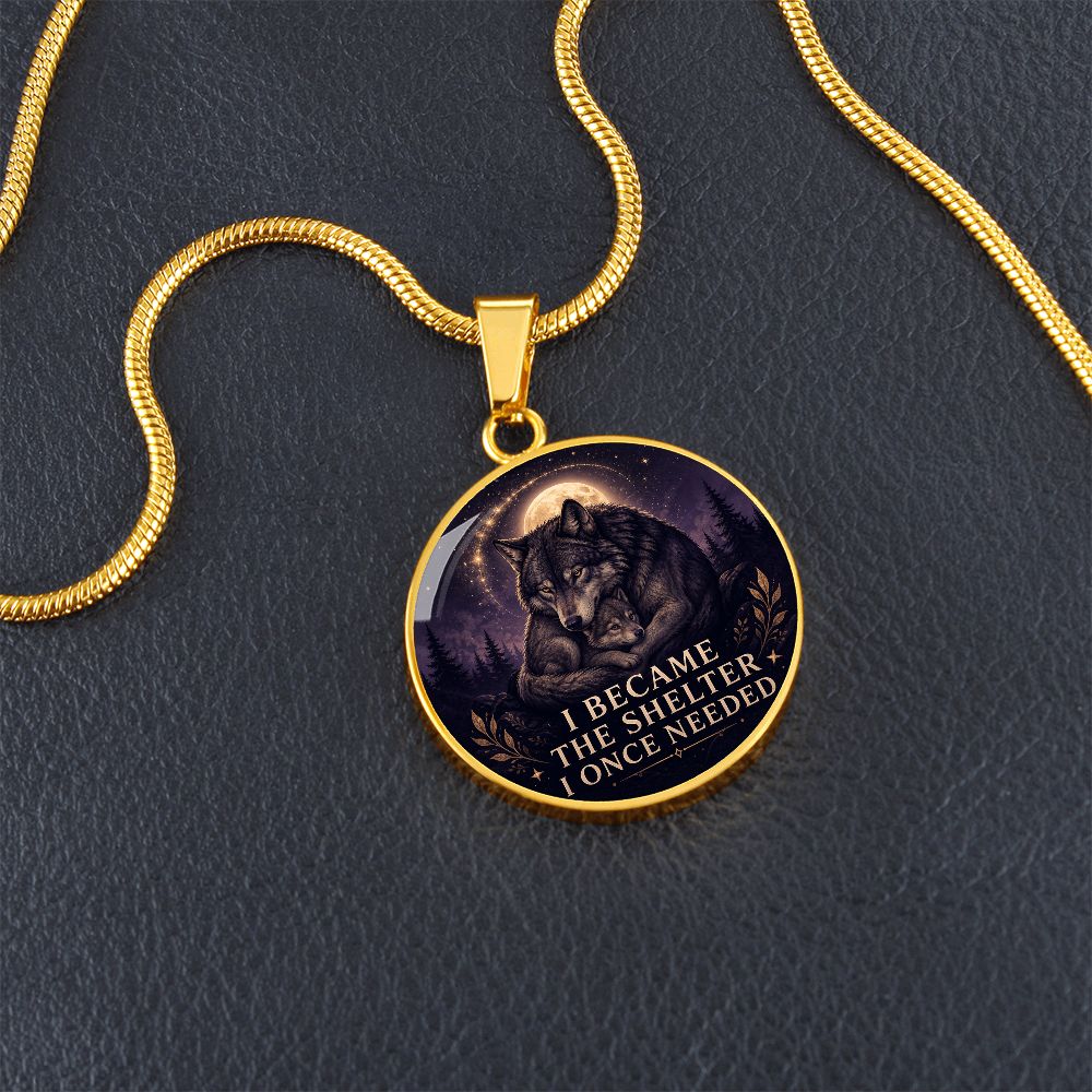 Wolf Necklace | I Became the Shelter I Once Needed
