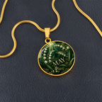May Birth Flower Necklace | Lily of the Valley Pendant