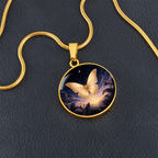 Gold Butterfly Necklace | Your Wings Remember the Dark