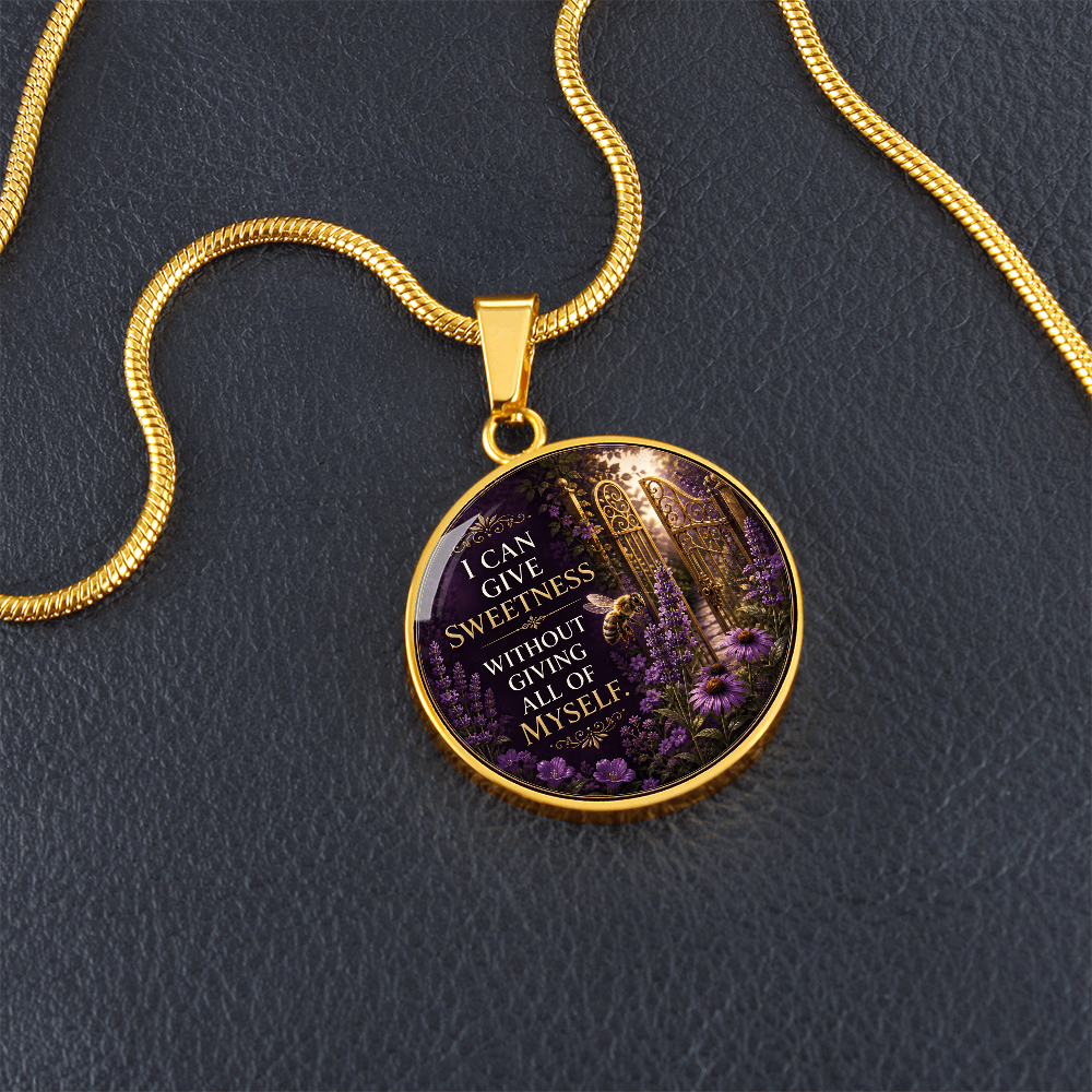 Bee and Wildflower Necklace | Sweetness With Boundaries