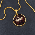 The Lovers Tarot Necklace | Connection and Choice Pendant