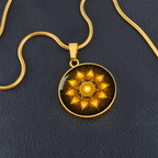Solar Plexus Chakra Necklace | Confidence Pendant