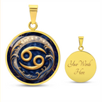 Cancer Zodiac Sign Necklace | Feel Deeply, Stand Firm