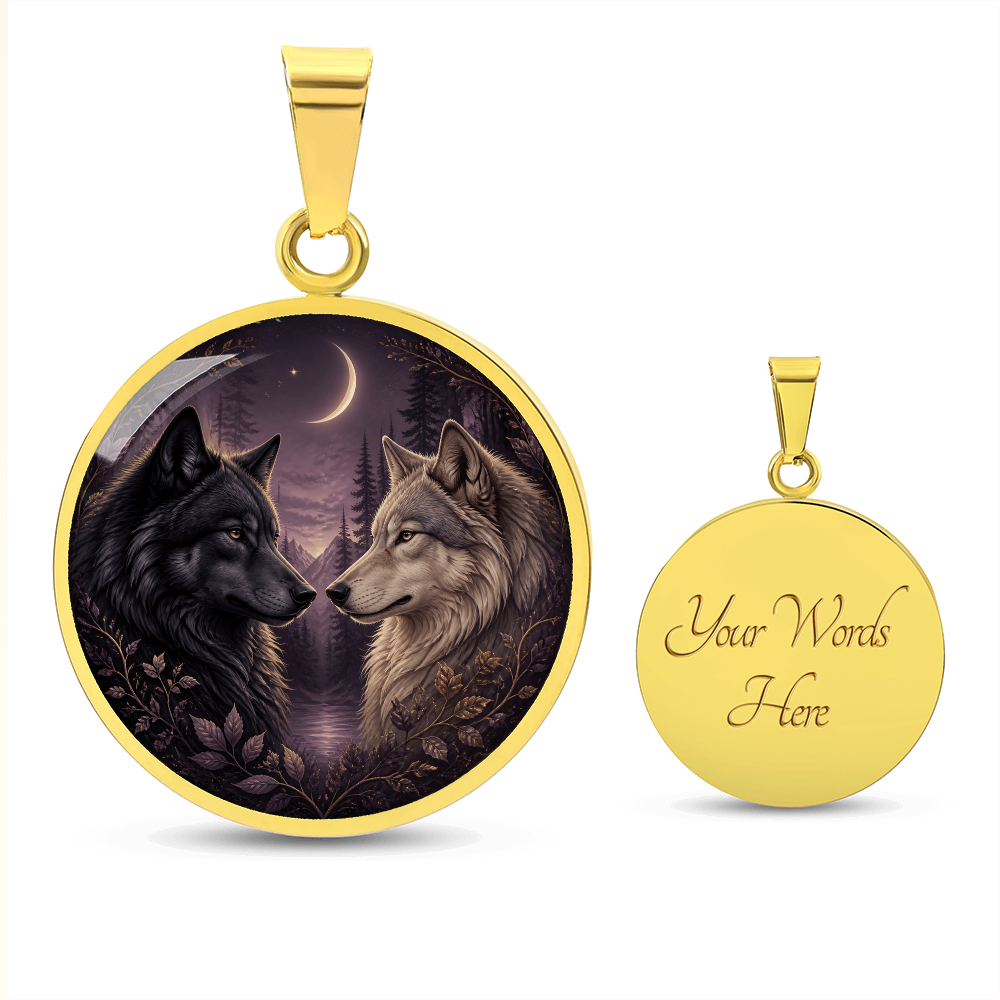 Wolf Pair Necklace | Loyalty Without Losing Yourself