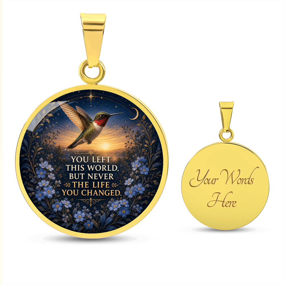 Hummingbird Memorial Necklace | The Life You Changed