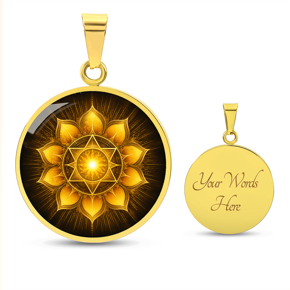 Solar Plexus Chakra Necklace | Confidence Pendant
