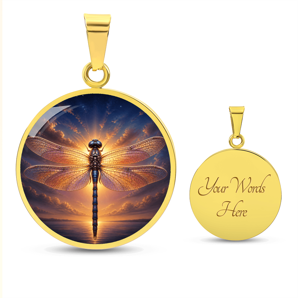 Gold Dragonfly Necklace | Carry the Light Forward
