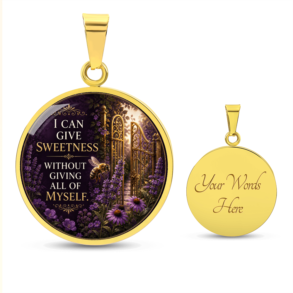 Bee and Wildflower Necklace | Sweetness With Boundaries