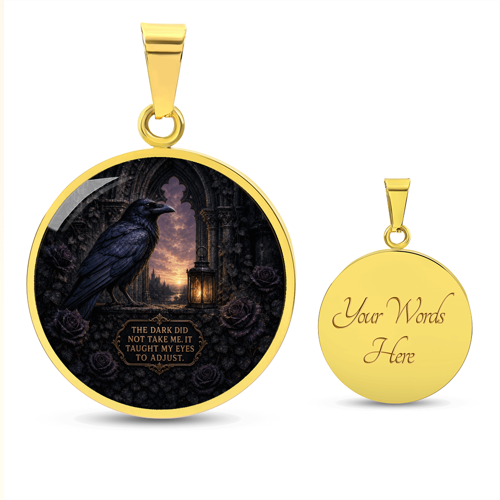 Gothic Raven Necklace | My Eyes Adjusted to the Dark