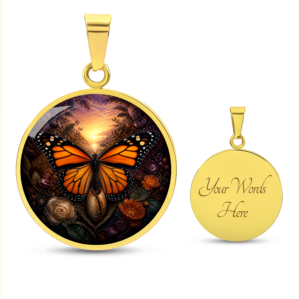 Monarch Butterfly Necklace | Becoming Took Time