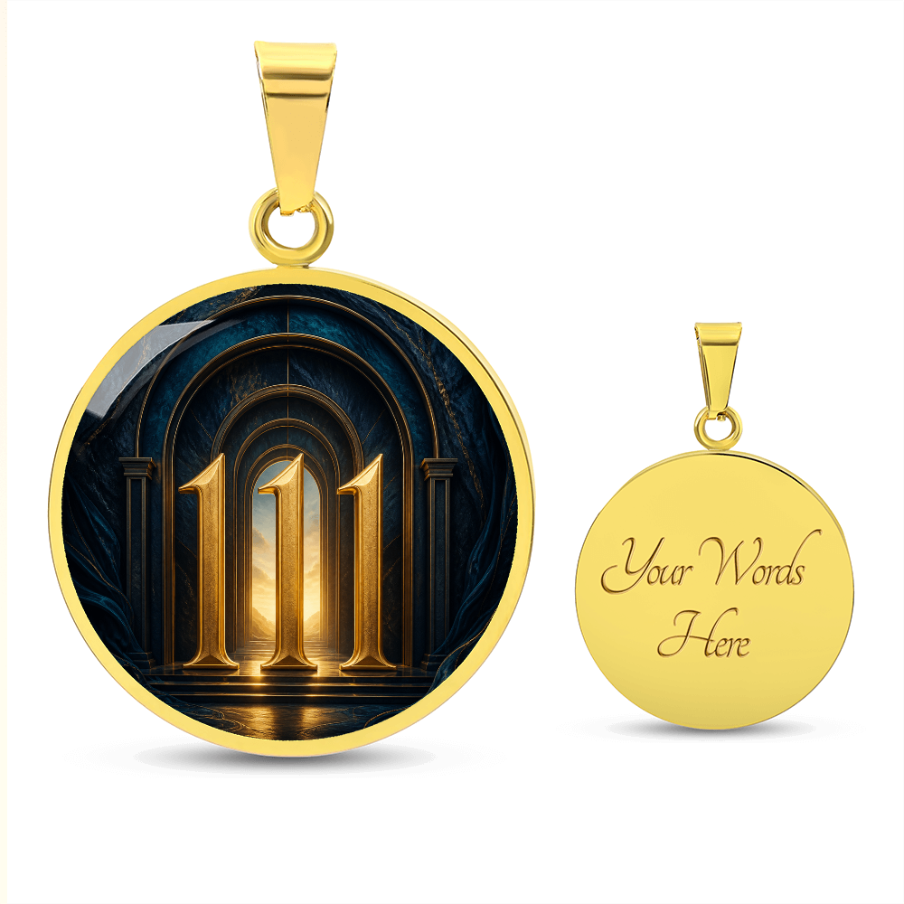 111 Angel Number Necklace | Cross the Threshold